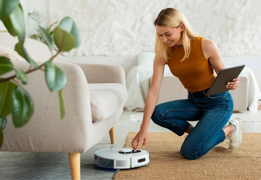 robotic floor mop and vacuum cleaner